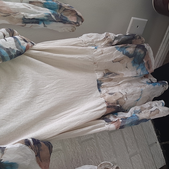 Women's Carla Conti 100% Silk Mudi Dress Size M Wide fit - Picture 6 of 13